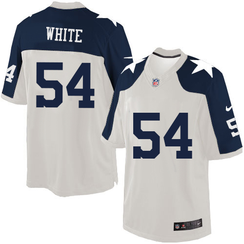 Men's Limited Randy White Nike Jersey White Alternate - #54 Throwback NFL Dallas Cowboys